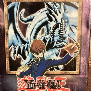 1996 Blue-eyed White Dragon Yu-Gi-Oh! Trading Card Game Box. Empty.